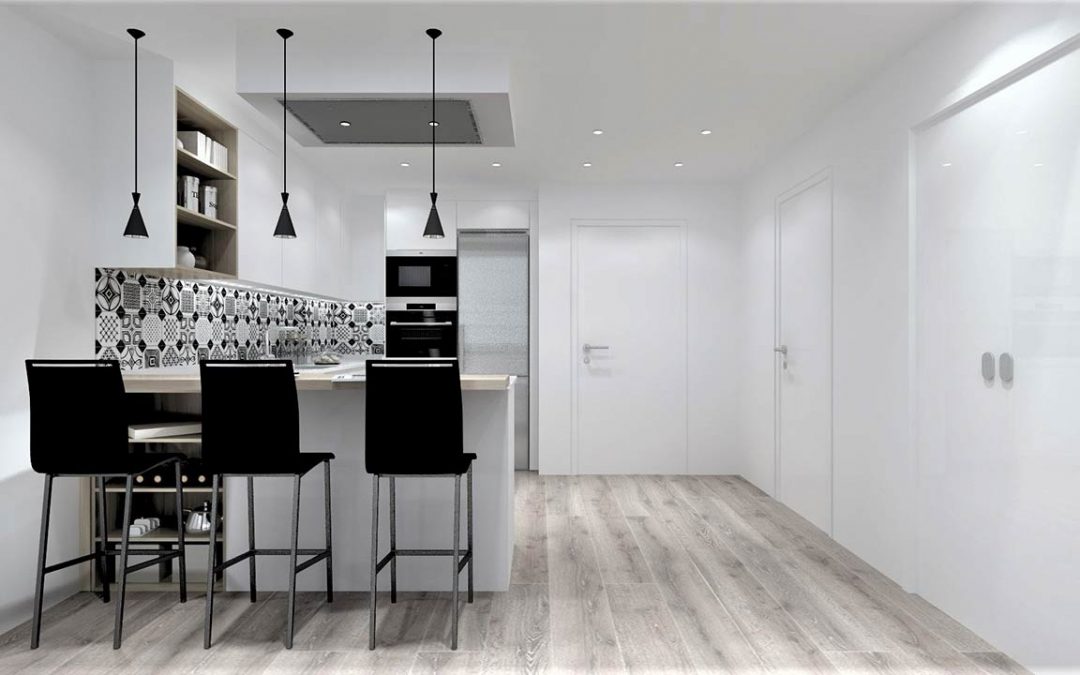 Cocina con peninsula 5